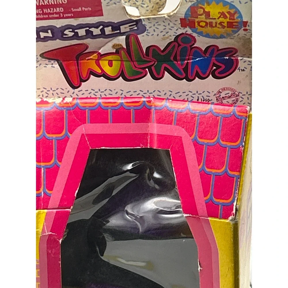 Vintage Trollkins Graduate Play House Toymakers‎ #1750 & Blue Troll Doll READ: